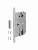 Замок межкомнатный магнитный под цилиндр с ответной планкой GRAVITY G02.190.50.85 MWSC итал тисненый