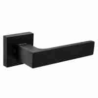 Комплект на 2 двери - Ручка Fuaro (Фуаро) раздельная K.DM51.Straight (Straight DM) BL-24 черный