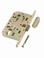 B06103.50.23.640 AGB (АГБ) Корпус врезного замка магнитный под цил. (мат.лат.) MEDIANA POLARIS с отв.пл.(скин)