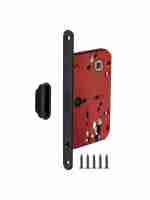 Корпус Fuaro (Фуаро) врезного замка MAGNM85C-50/BL INOX BL-24 черный (блистер)