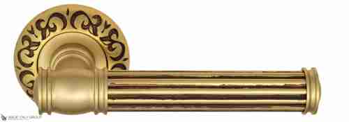 Дверная ручка Venezia "IMPERO" D4 французcкое золото + коричневый