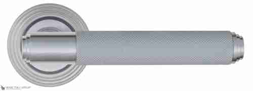 Дверная ручка Venezia "EXA ZIG" D8 матовый хром