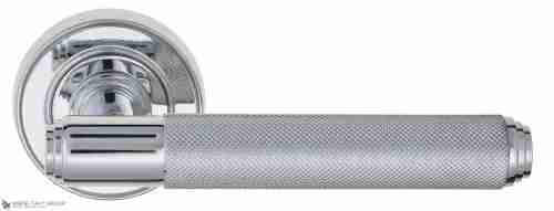 Дверная ручка Venezia "EXA ZIG" D6 полированный хром