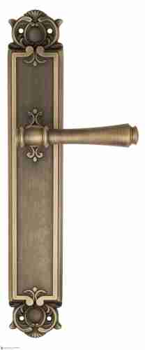 Дверная ручка Venezia "CALLISTO" на планке PL97 матовая бронза