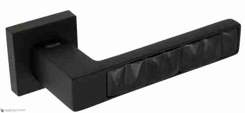 Дверная ручка Venezia Unique "BIBLO" черный / керамика