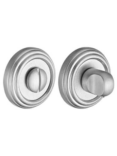 Завертка сантехническая Morelli Luxury LUX-WC WD CSA на круглой розетке цвет матовый хром