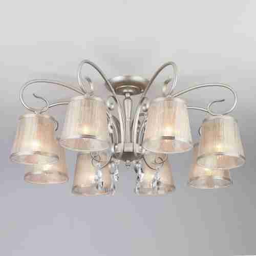 Потолочная люстра Eurosvet 60065/8 серебро