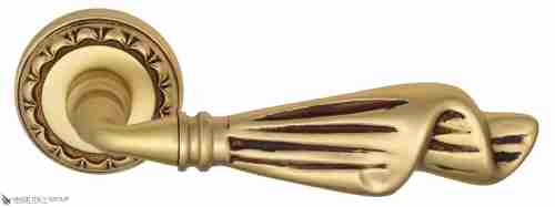 Дверная ручка Venezia "OPERA" D2 французское золото + коричневый