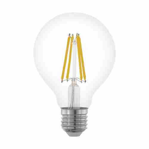 Лампа светодиодная филаментная диммируемая Eglo E27 6W 2700К прозрачная 11703