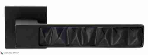 Дверная ручка Venezia Unique "BIBLO" черный / керамика