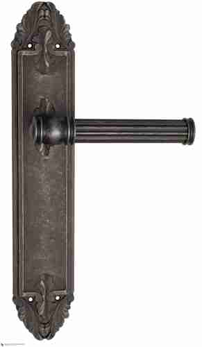 Дверная ручка Venezia "IMPERO" на планке PL90 античное серебро