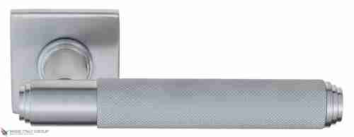 Дверная ручка Venezia "EXA ZIG" FSS матовый хром