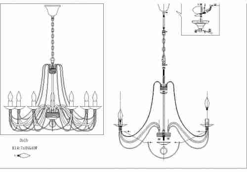 Подвесная люстра F-Promo Chateau 2163-7P