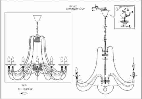 Подвесная люстра F-Promo Chateau 2164-12P