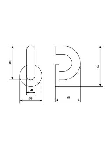 Завертка сантехническая Morelli Luxury LUX-WC-ANTI BIA, цвет белый