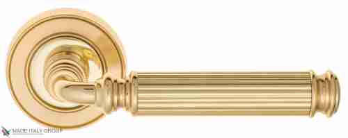 Дверная ручка Venezia "MOSCA" D6 полированная латунь