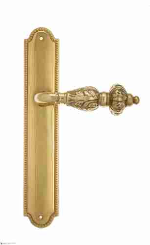 Дверная ручка Venezia "LUCRECIA" на планке PL98 полированная латунь