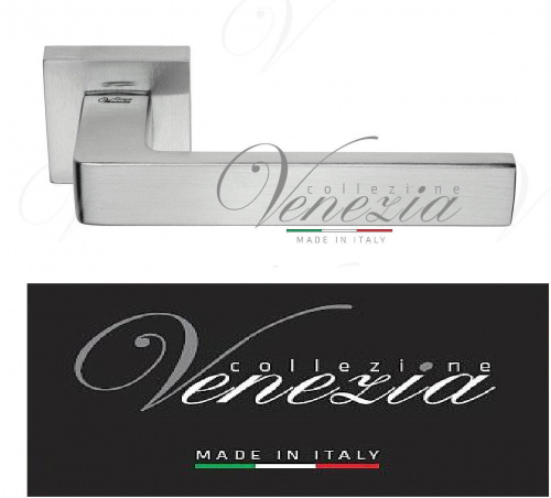 Ручка дверная межкомнатная Venezia Unique Biblo матовый хром