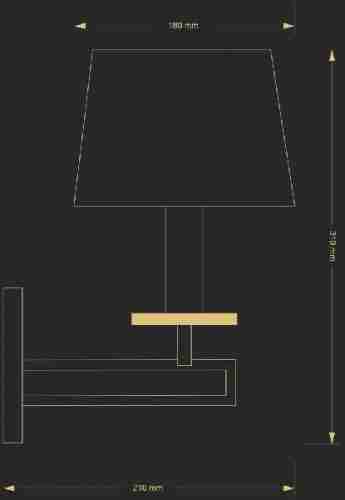 Бра Kutek Amira  AMI-K-1(BN/A)