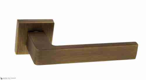 Дверная ручка Venezia Unique "BIBLO" матовая бронза