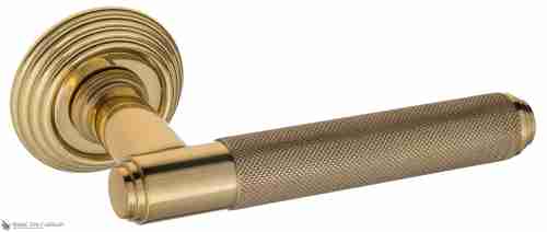 Дверная ручка Venezia "EXA ZIG" D8 полированная латунь