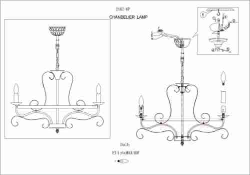 Подвесная люстра F-Promo Palermo 2162-6P