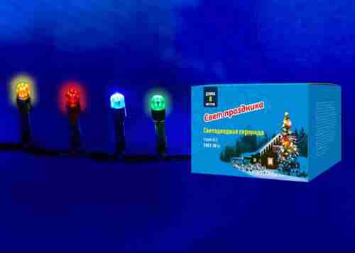 Светодиодная гирлянда Uniel Кристал-1 220V разноцветный ULD-S0800-100/DGA Multi IP20 Crystal-1 UL-00005472