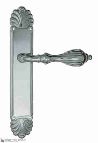 Дверная ручка Venezia "ANAFESTO" на планке PL87 полированный хром