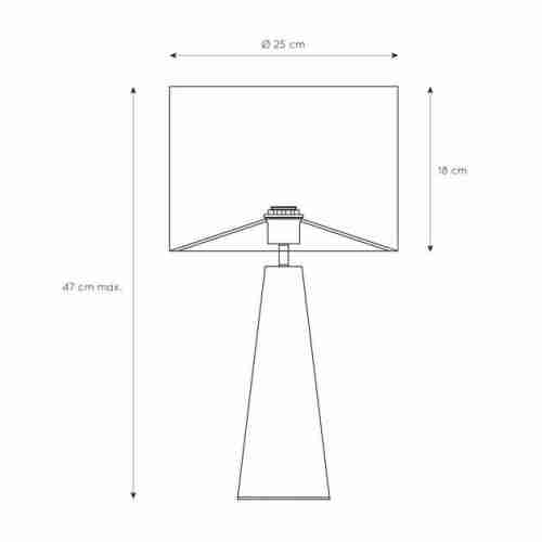 Настольная лампа Lucide Extravaganza Velvet 10501/81/37
