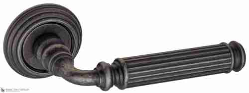 Дверная ручка Venezia "MOSCA" D8 античное серебро