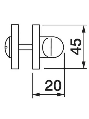 Завертка сантехническая Morelli Luxury LUX-WC-R3-E OSA, цвет - матовое золото