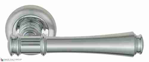 Дверная ручка Venezia "CALLISTO" D1 матовый хром / полированный хром