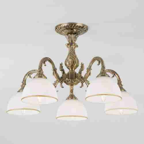 Потолочная люстра Eurosvet Caldera 60106/5 античная бронза