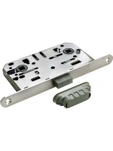 Замок межкомнатный Morelli TWICE M1885 SC магнитный, цвет матовый хром