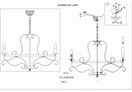 Подвесная люстра F-Promo Palermo 2162-9P