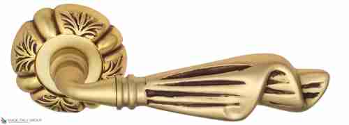 Дверная ручка Venezia "OPERA" D5 французское золото + коричневый