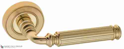 Дверная ручка Venezia "MOSCA" D6 полированная латунь