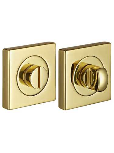 Завертка сантехническая Morelli Luxury LUX-WC-S2 OTL на квадратной розетке цвет золото