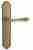 Дверная ручка Venezia "CLASSIC" на планке PL98 матовая бронза