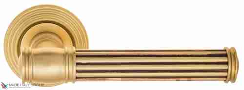 Дверная ручка Venezia "IMPERO" D8 французcкое золото + коричневый