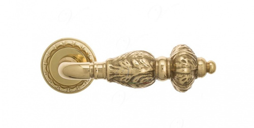 Ручка дверная межкомнатная Venezia Lucrecia D2 полированная латунь