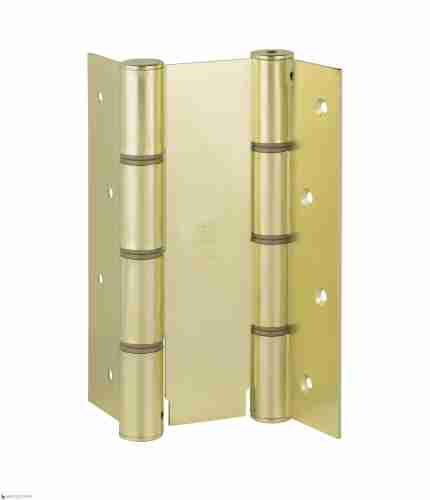 CODE 87 AO 155-30 Дверная петля барная пружинная двусторонняя ALDEGHI 155x30 матовая латунь