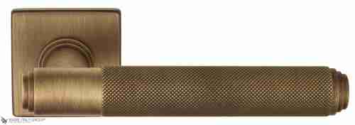 Дверная ручка Venezia "EXA ZIG" FSS матовая бронза