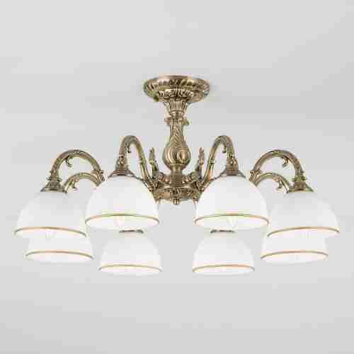 Потолочная люстра Eurosvet Caldera 60106/8 античная бронза