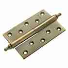 Петля латунная разъемная с короной правая 3,5мм Morelli MB 120X80X3.5 AB R C бронза