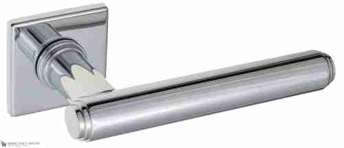 Дверная ручка Venezia "EXA" FSS полированный хром