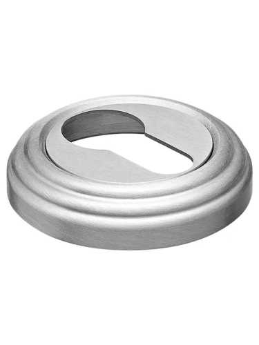 Накладка на замок Morelli Luxury LUX-KH-WD CSA круглая под евроцилиндр, цвет матовый хром