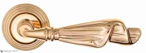 Дверная ручка Venezia "OPERA" D8 золото 24K