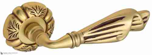 Дверная ручка Venezia "OPERA" D5 французское золото + коричневый