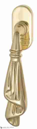 Ручка оконная Venezia "OPERA" FW полированная латунь